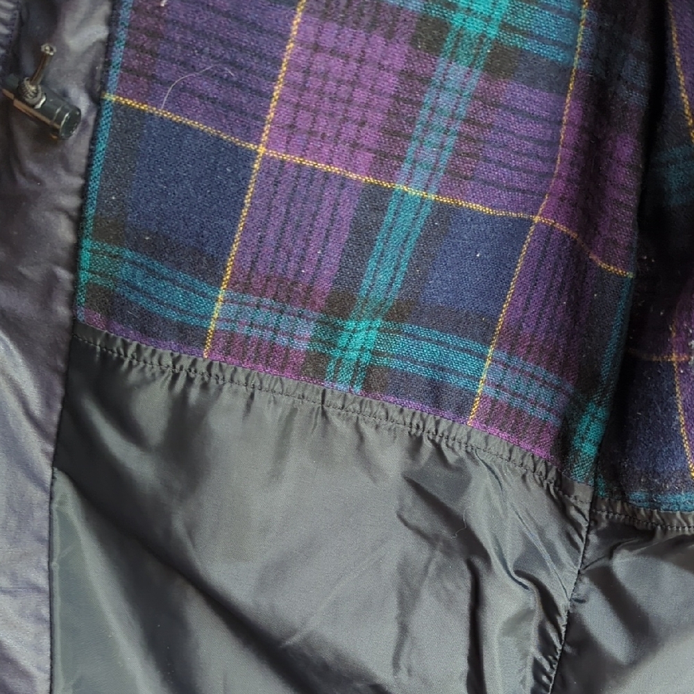 Vintage Women's Woolrich Purple Trench Coat  Size Medium - Picture 5 of 7